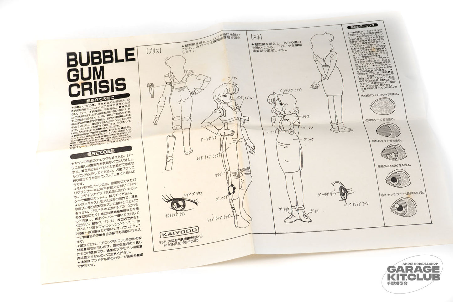 Bubblegum Crisis Priss Resin Kit