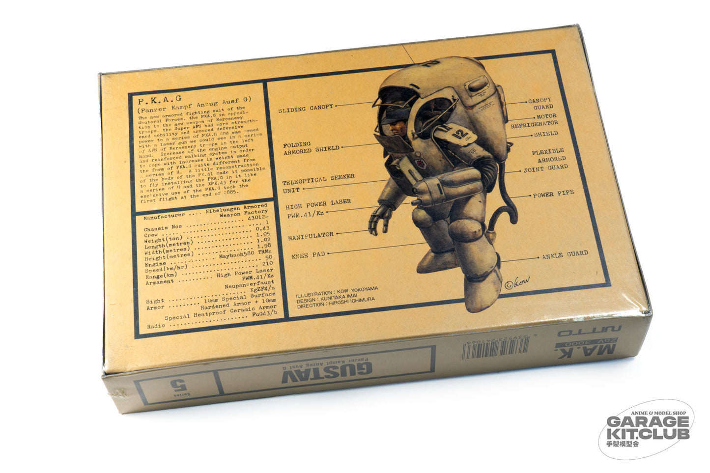 Maschinen Krieger 1/20 Gustav SF3D Plastic Model