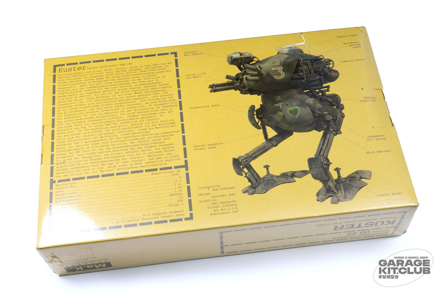 Maschinen Krieger 1/20 Kuster SF3D Plastic Model