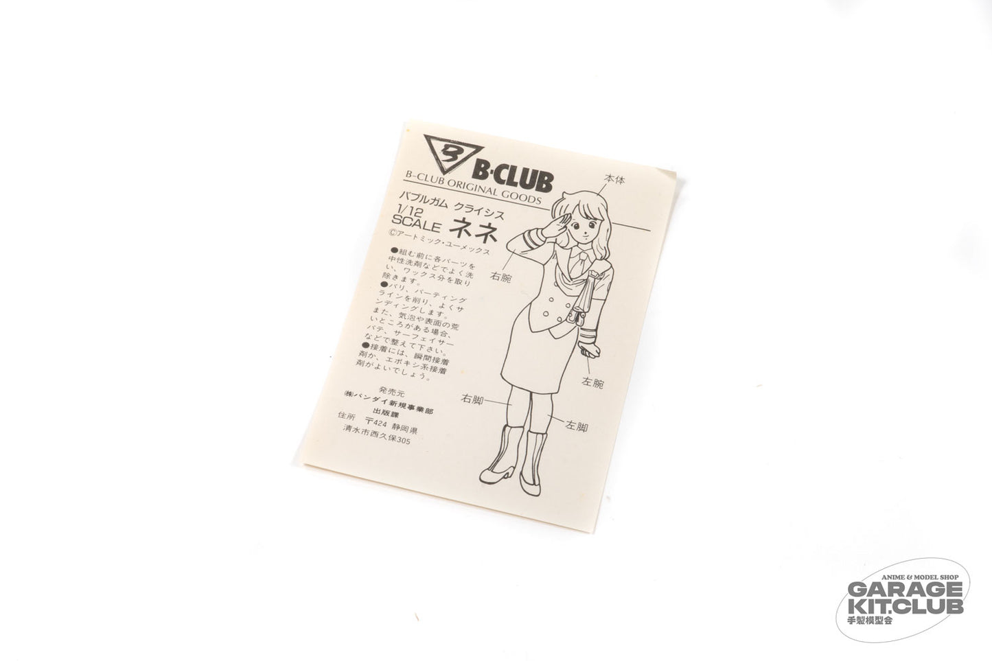 Bubblegum Crisis Nene Resin Kit