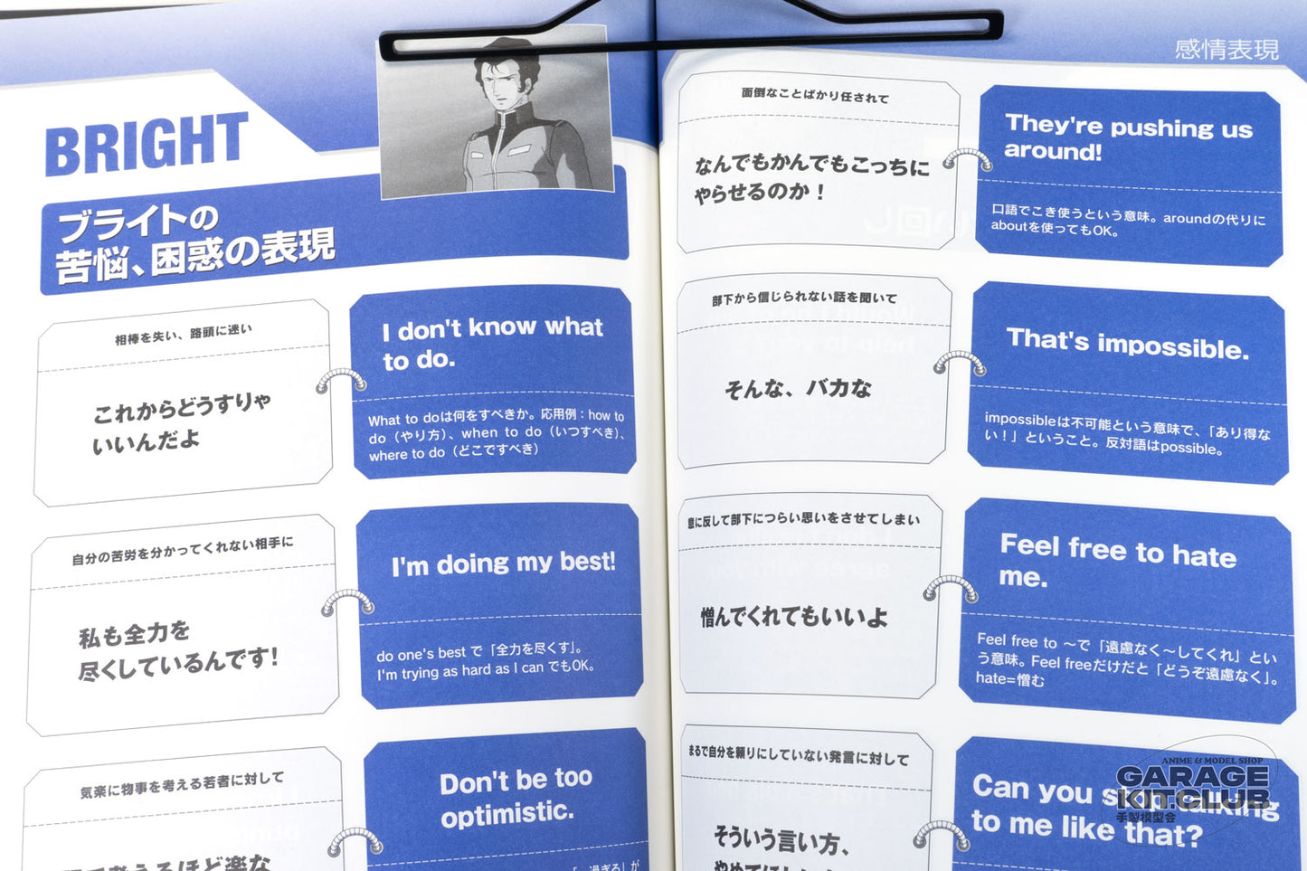 A Book to Learn English With Gundam