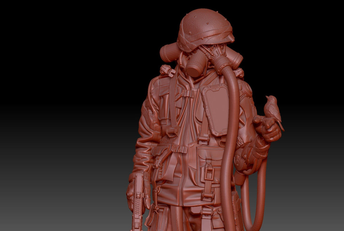 Weird Punk JF-19 Bird Jason Resin Model Kit