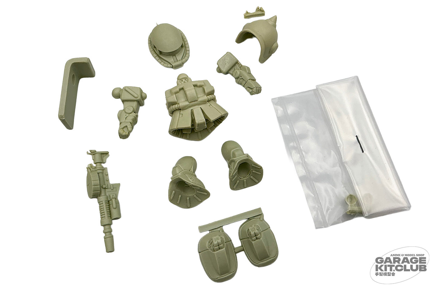 Gundam 0083 Super Deformed MS-06F2 Zaku II Resin Kit