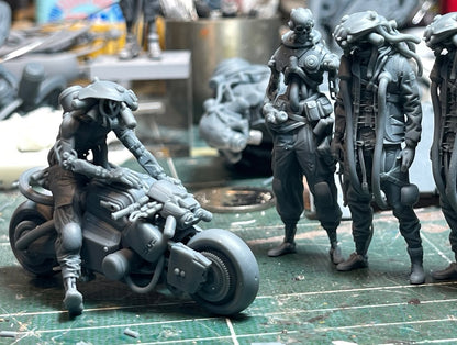 Weird Punk JA-3 Rider Jason Resin Model Kit