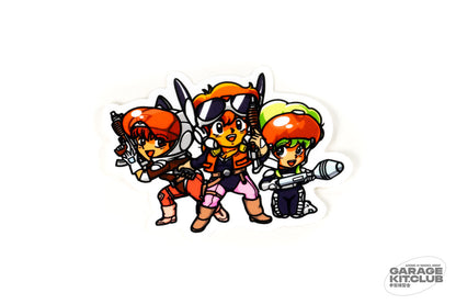 Gallant Ladies Super Deformed Sticker