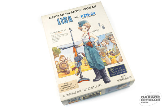 Akira Toriyama's German Infantry Woman Lisa Plastic Kit Hikari Limited Edition