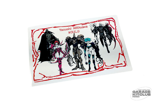Yasushi Nirasawa World Large Sticker