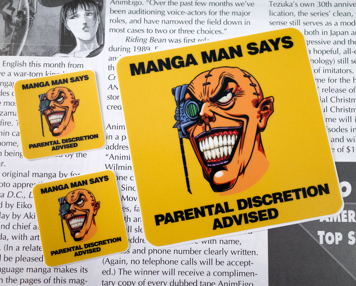 Parental Discretion Advised Sticker Set