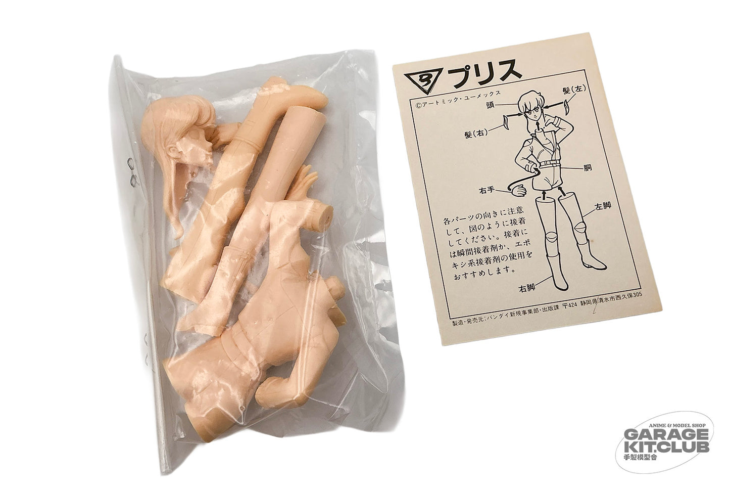 Bubblegum Crisis Priss Resin Kit