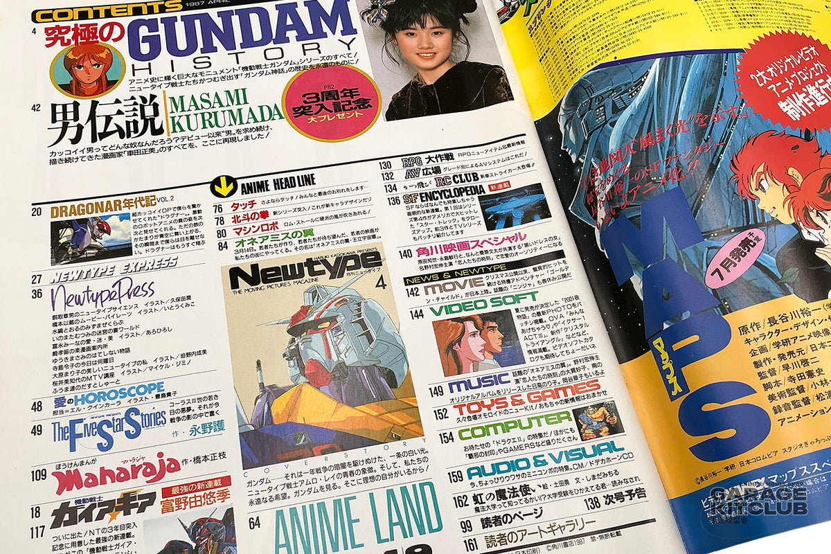 Newtype Magazine April 1987