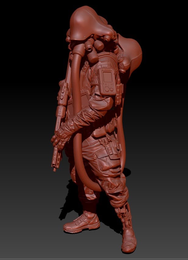 Weird Punk JF-25 Wolf Resin Model Kit
